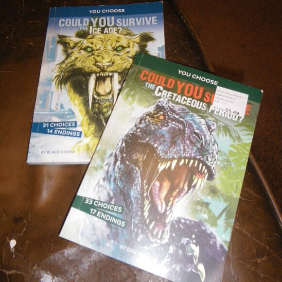 Could You Survive The Cretaceous Period & Ice Age You Choose YA Books - Picture 1 of 3